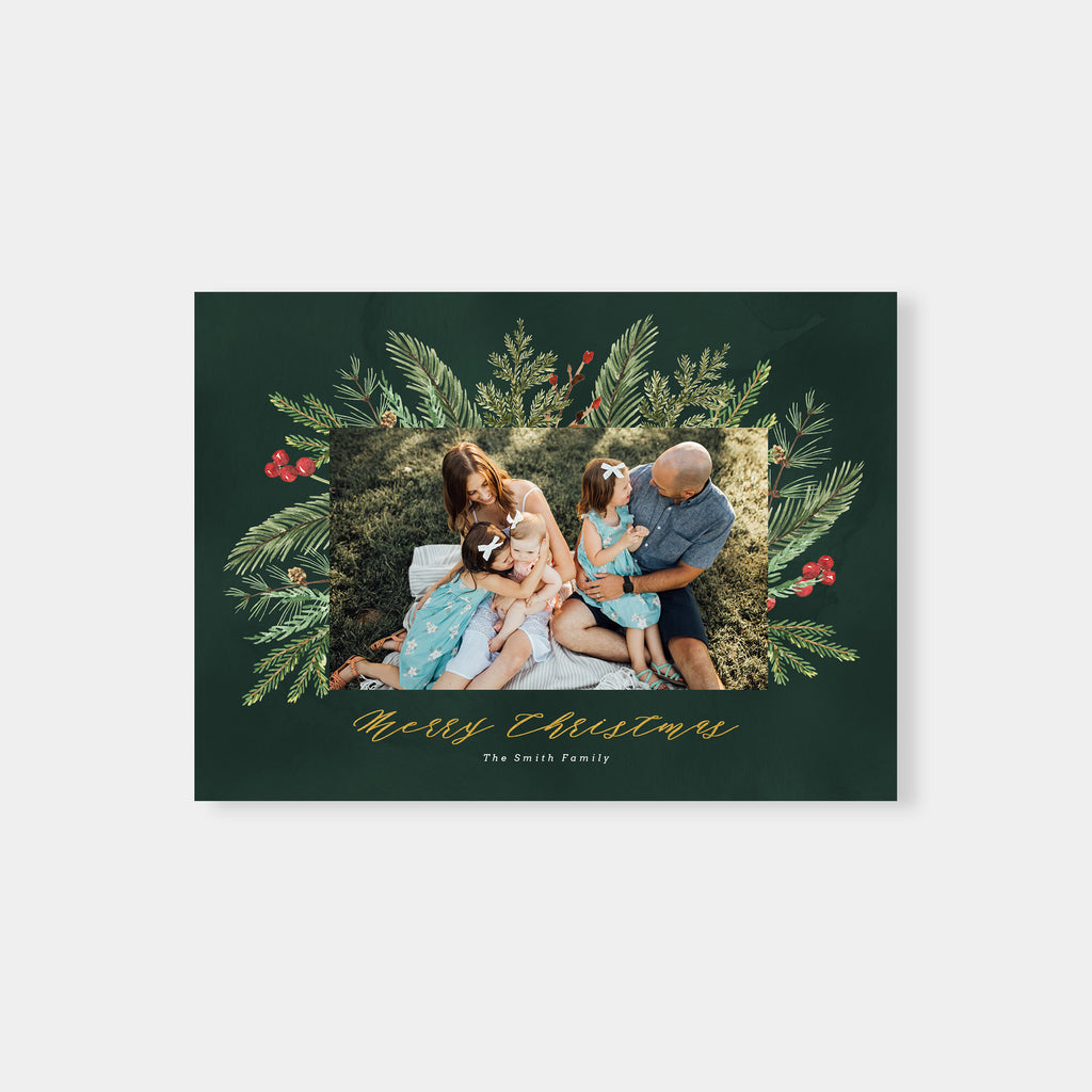 Wintergreen - Christmas Card Template-Template-Salsal Design