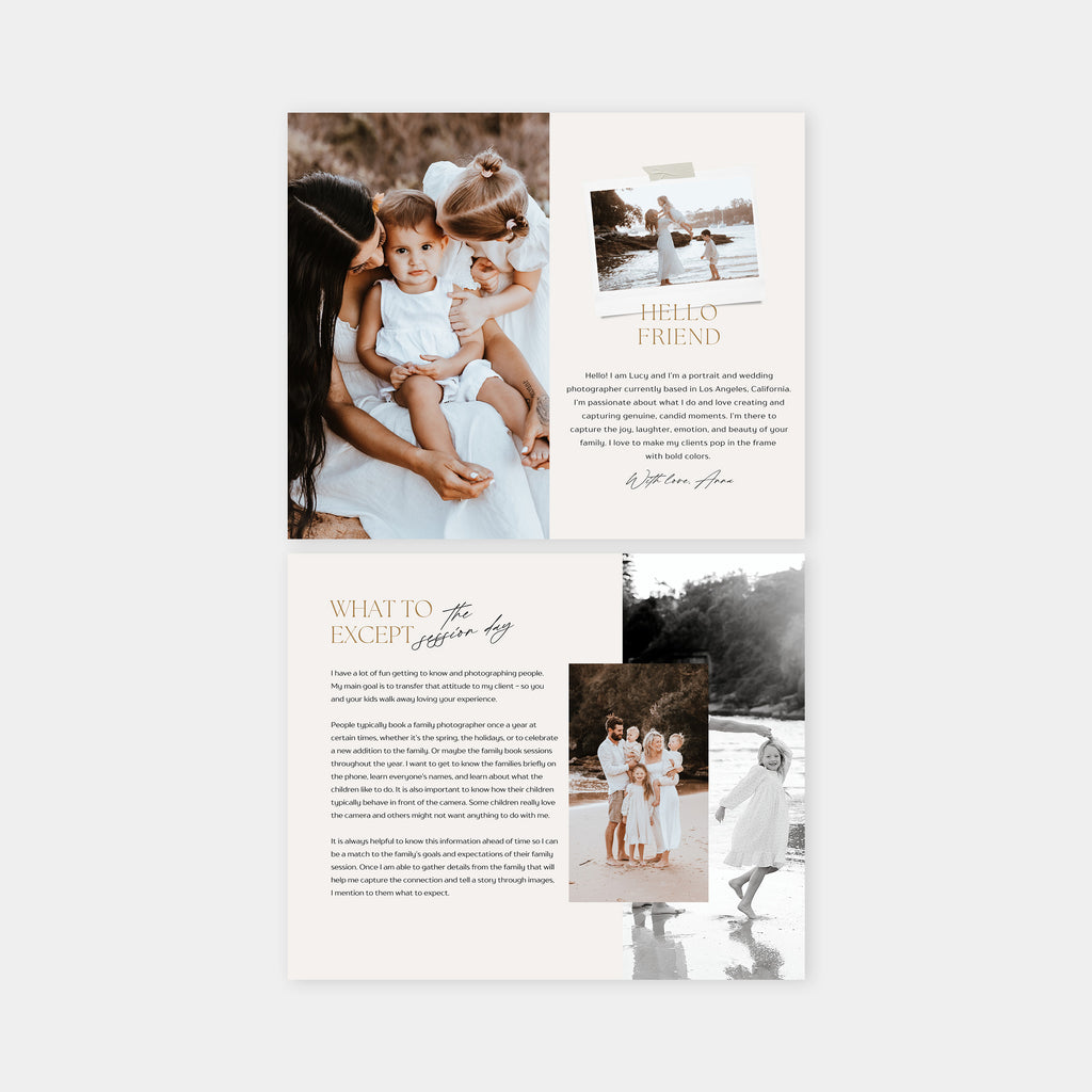 Sunny Day - Family Session Template-Template-Salsal Design