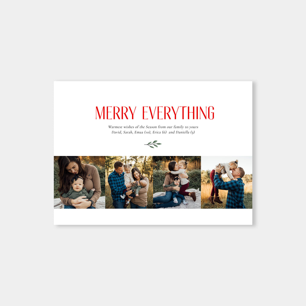 Happiest Memory - Christmas Card Template-Christmas Card-Salsal Design