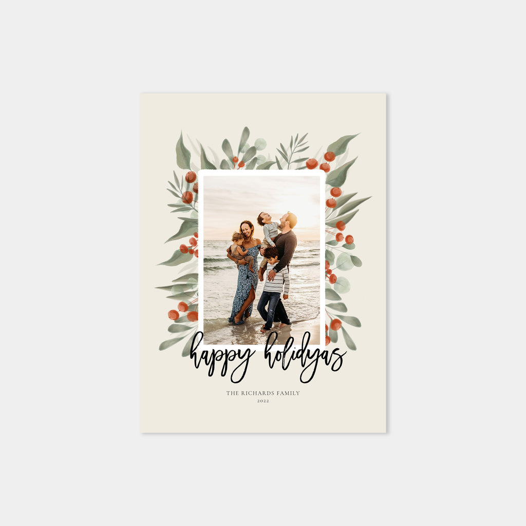 Full Of Life - Christmas Card Template-Christmas Card-Salsal Design