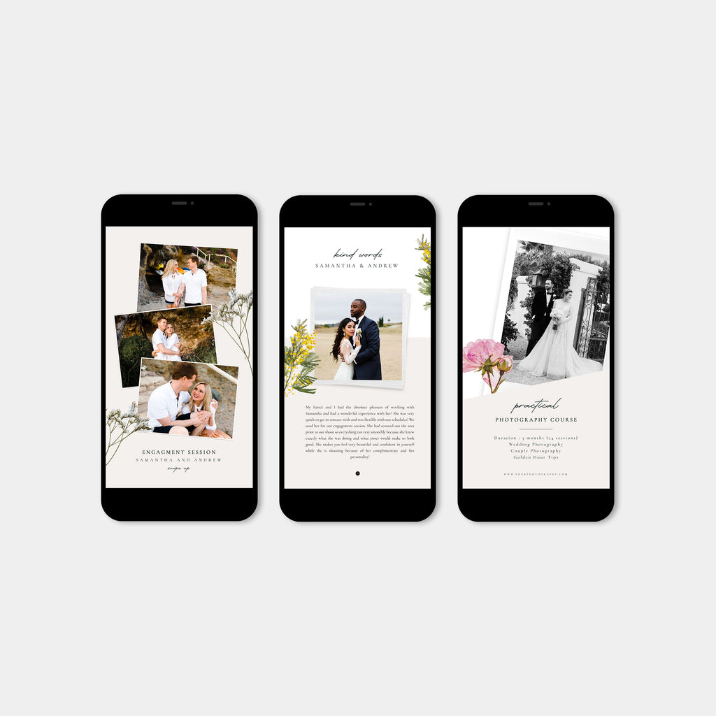 Flowery - Wedding Instagram Story-Template-Salsal Design