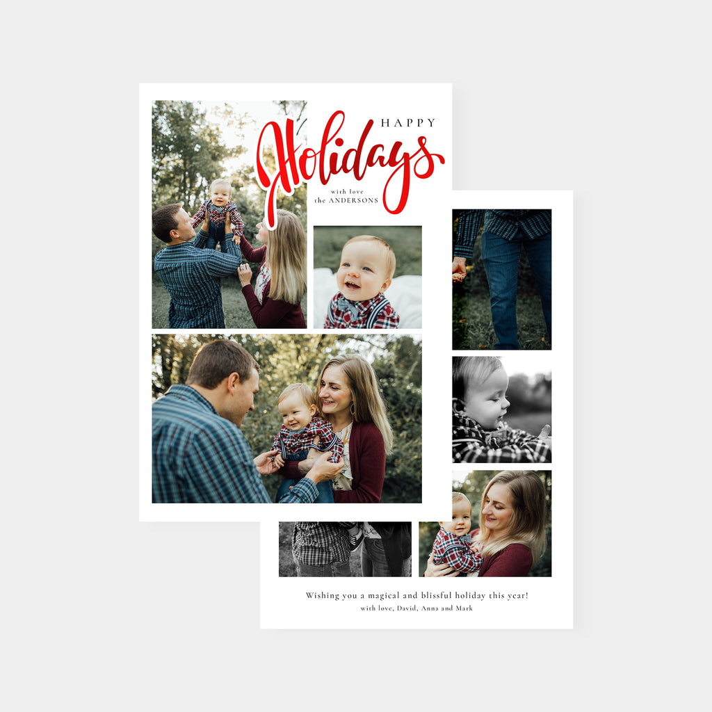 Simple Season - Holiday Card Template-Template-Salsal Design