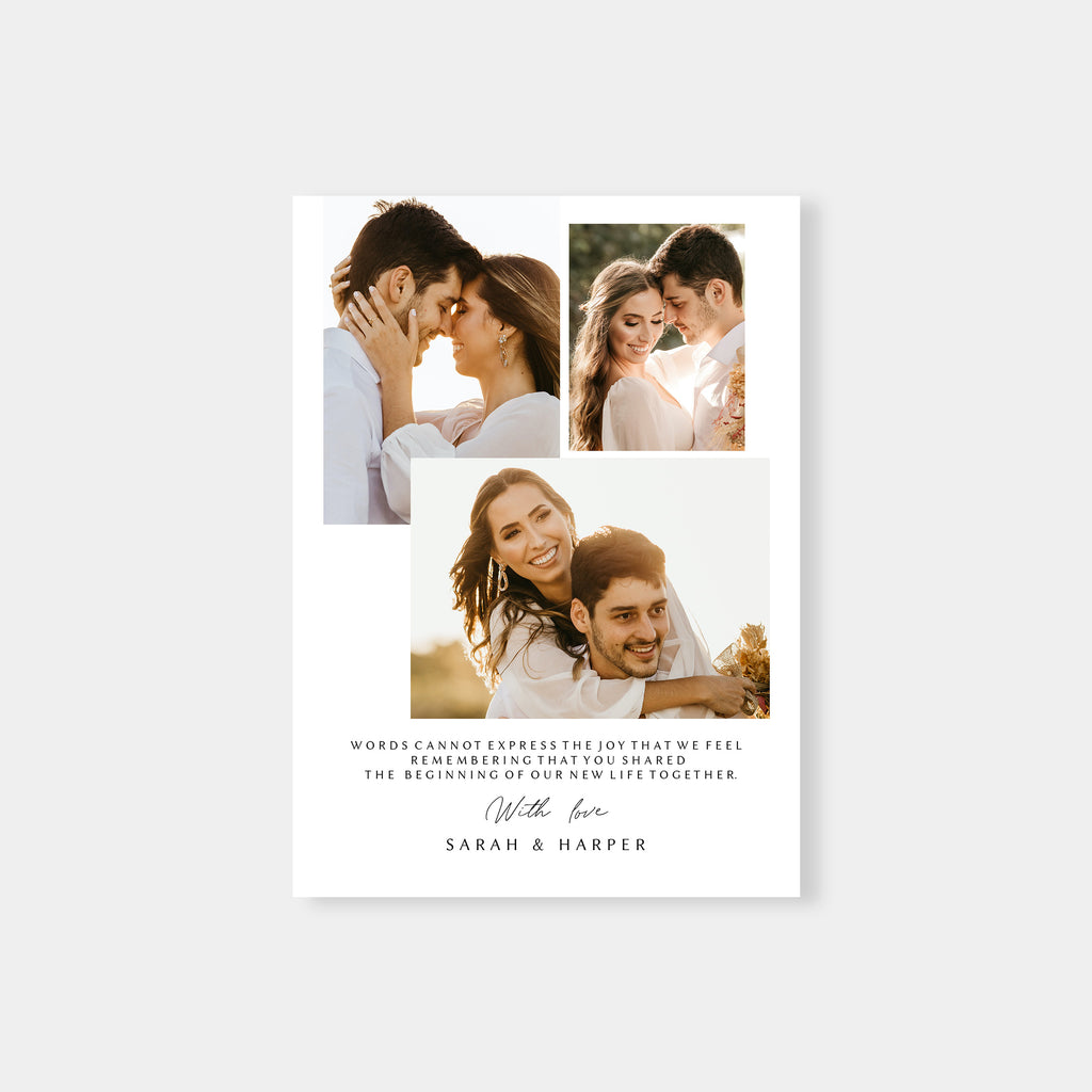 Everlasting - Wedding Thank You Card Template-Template-Salsal Design