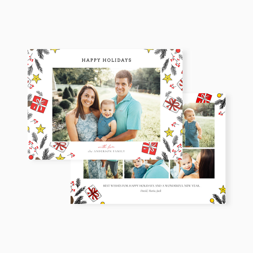 Great Love - Holiday Card Template-Template-Salsal Design