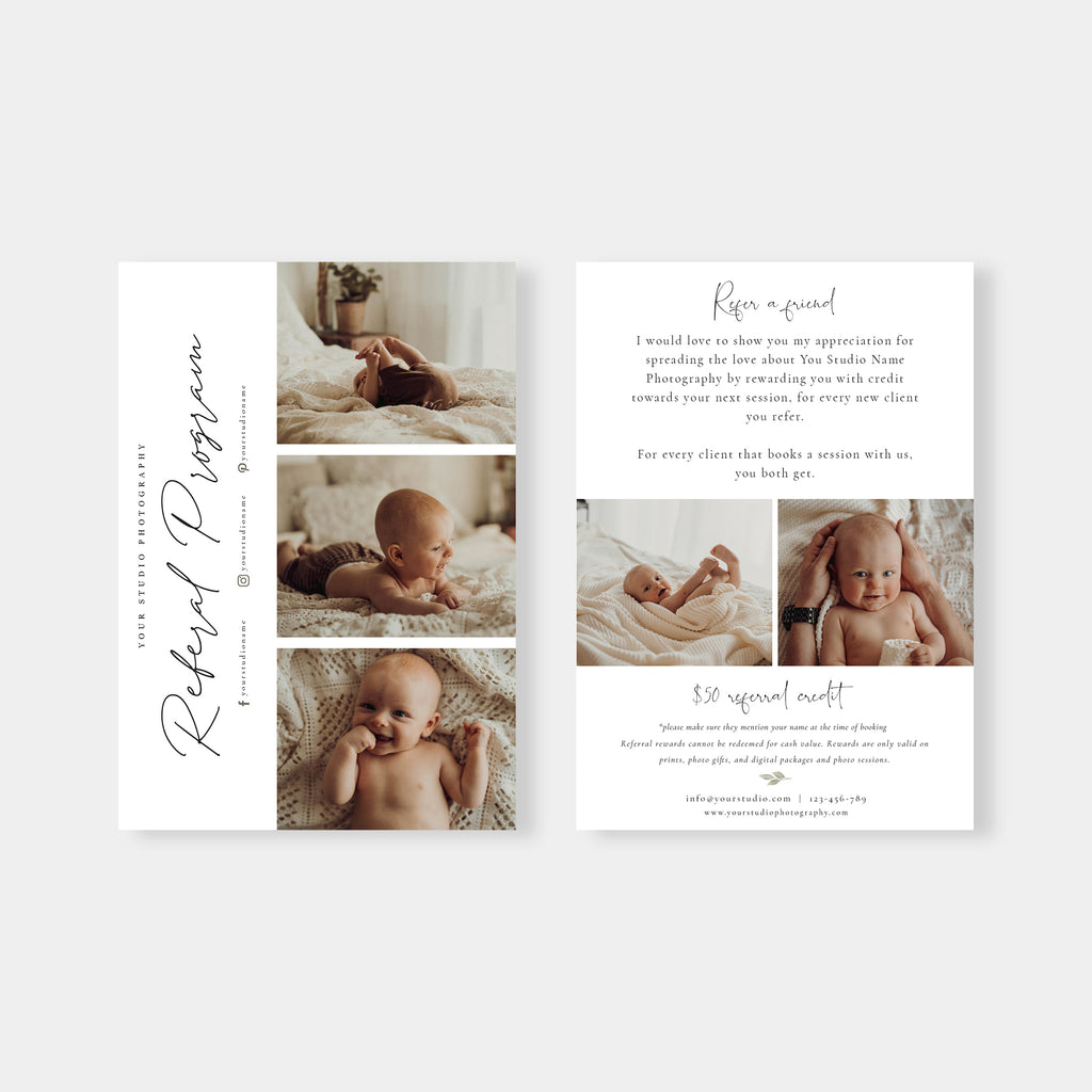 Lots of Love - Photography Referral Card-Template-Salsal Design