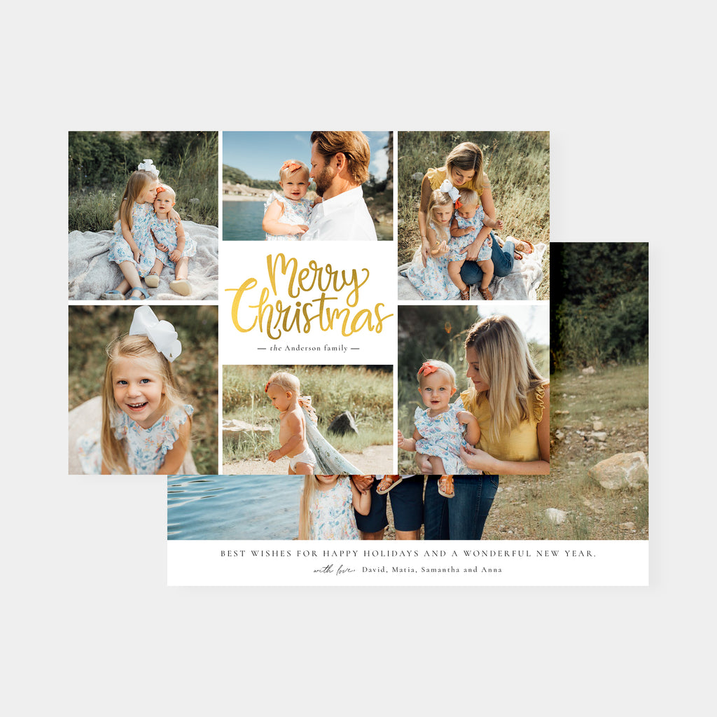 Bold & Bright - Christmas Card Template-Template-Salsal Design