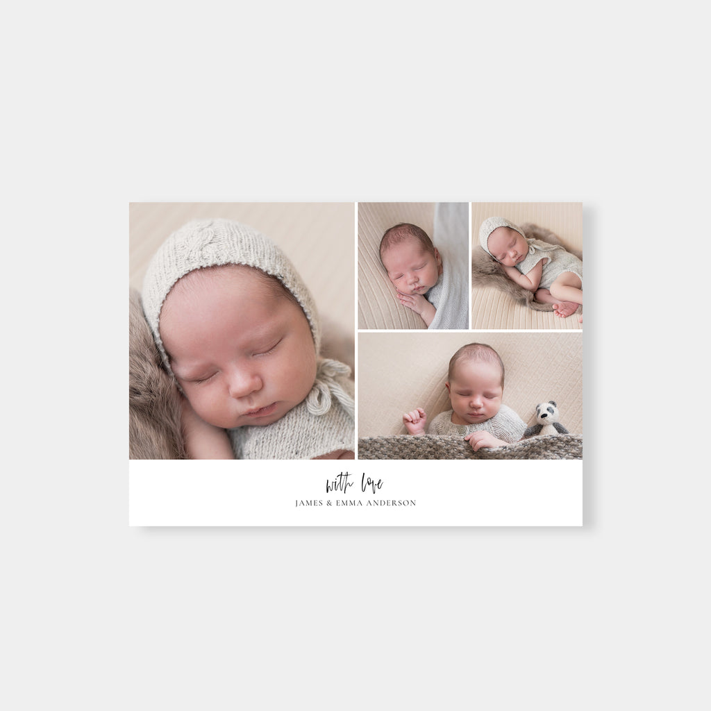 Hello Amelia - Birth Announcement Template-Template-Salsal Design
