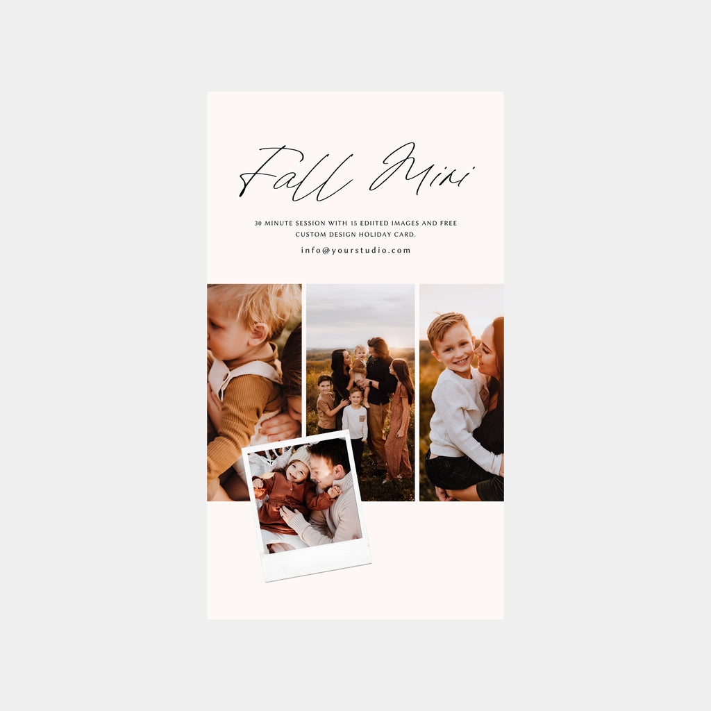 Happiness - Fall Mini Session Template-Template-Salsal Design