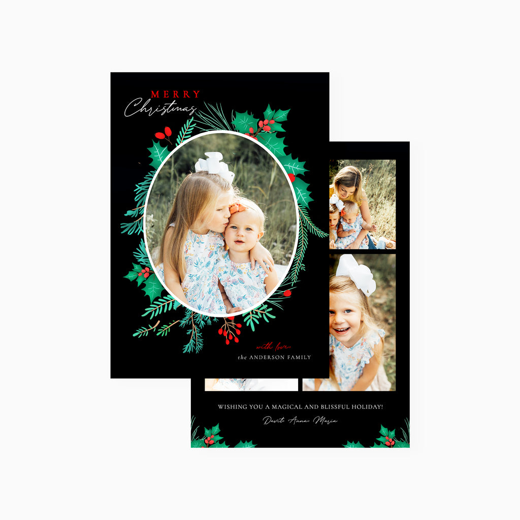 Cozy winter - Christmas Card Template-Template-Salsal Design