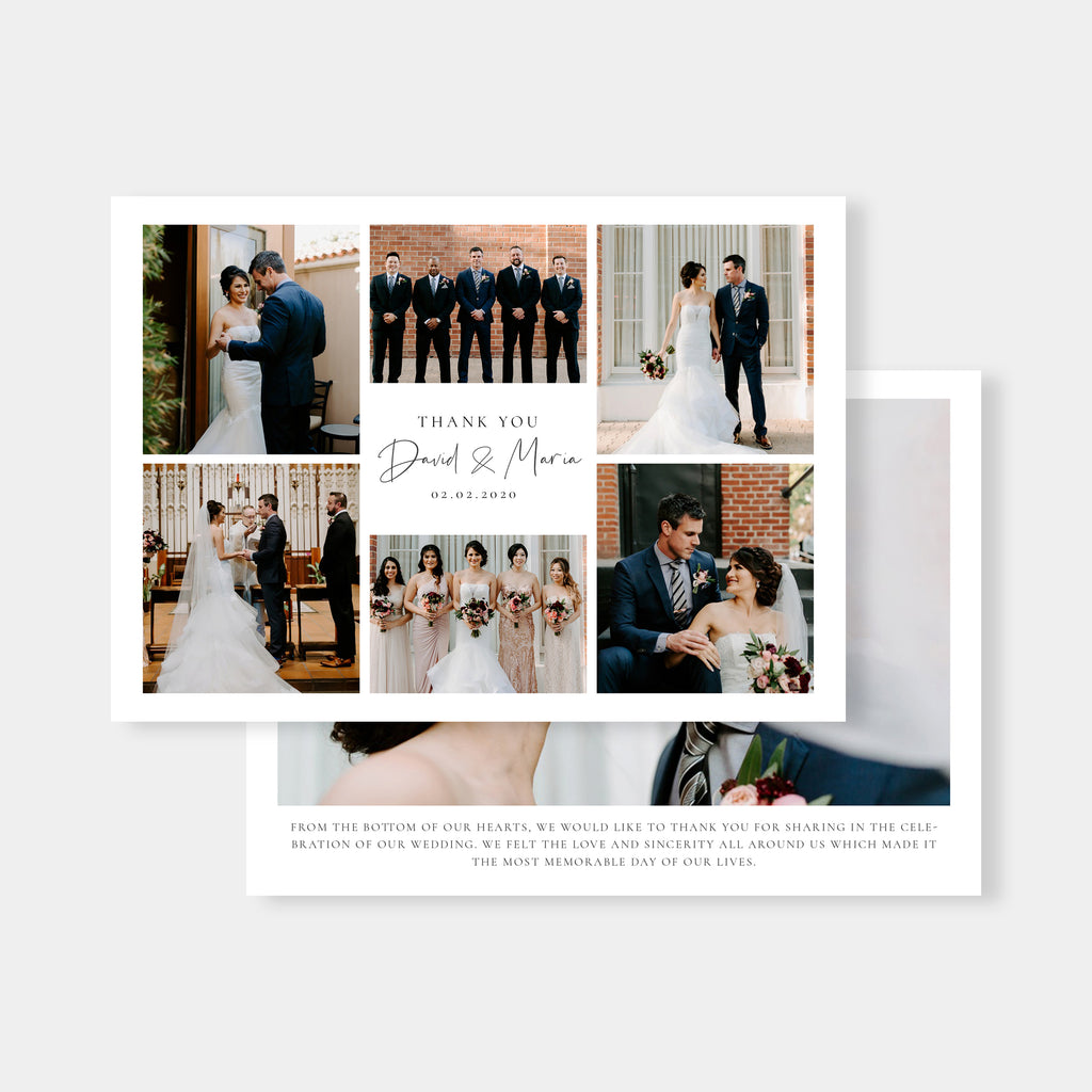 Timeless - Wedding Thank You Card Template-Template-Salsal Design