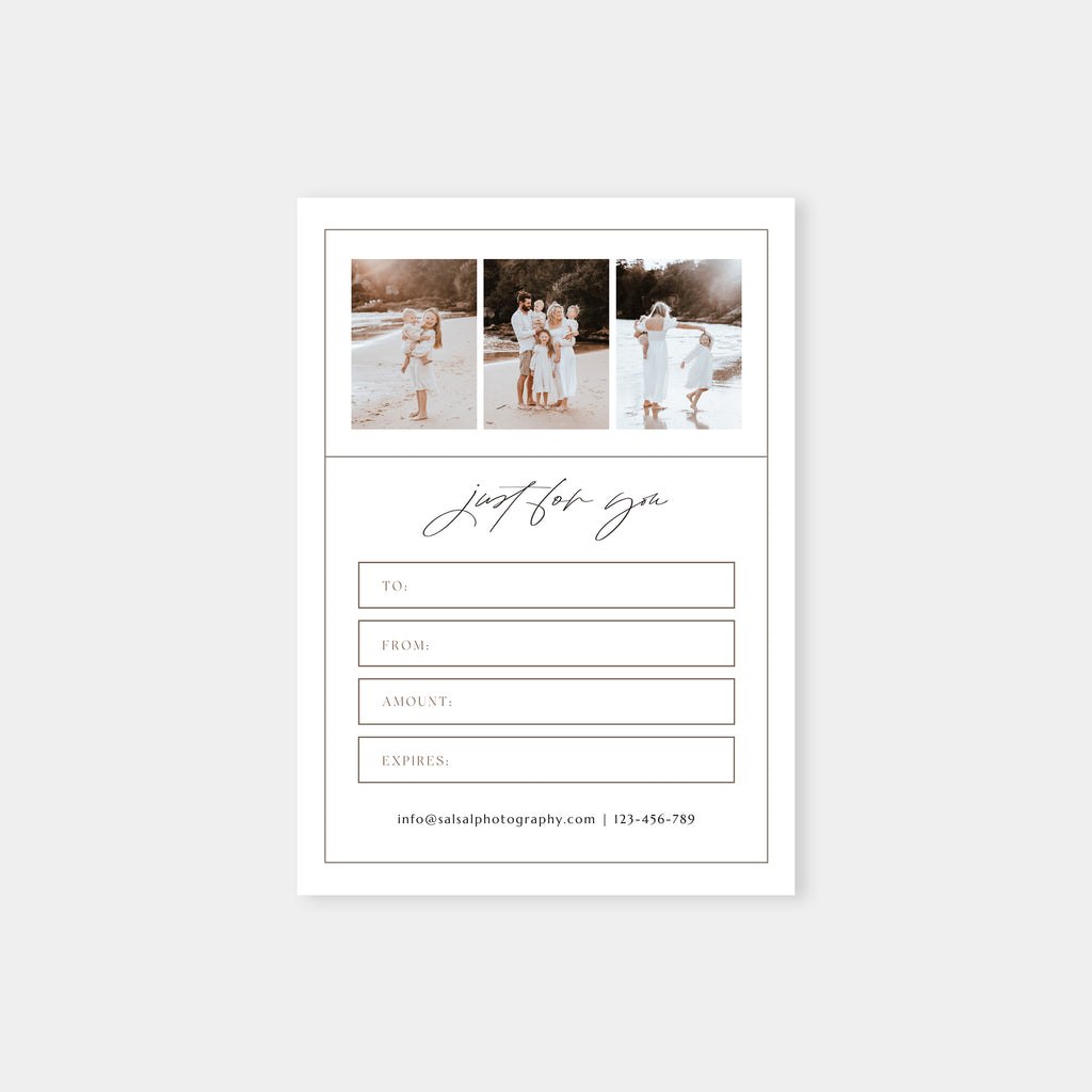 Polaroid Collage - Photographer Gift Certificates Template-Template-Salsal Design