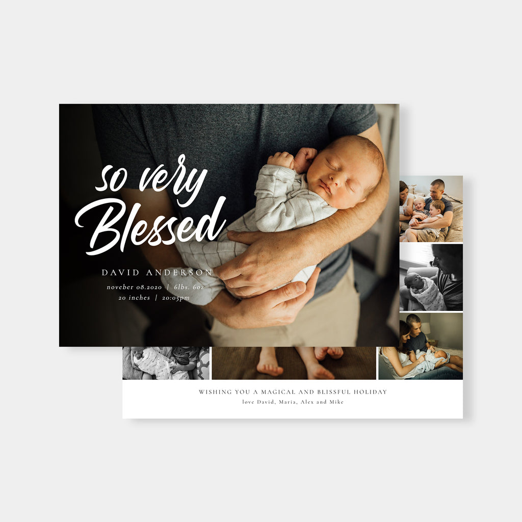 Our Miracle - Holiday Card Template-Template-Salsal Design