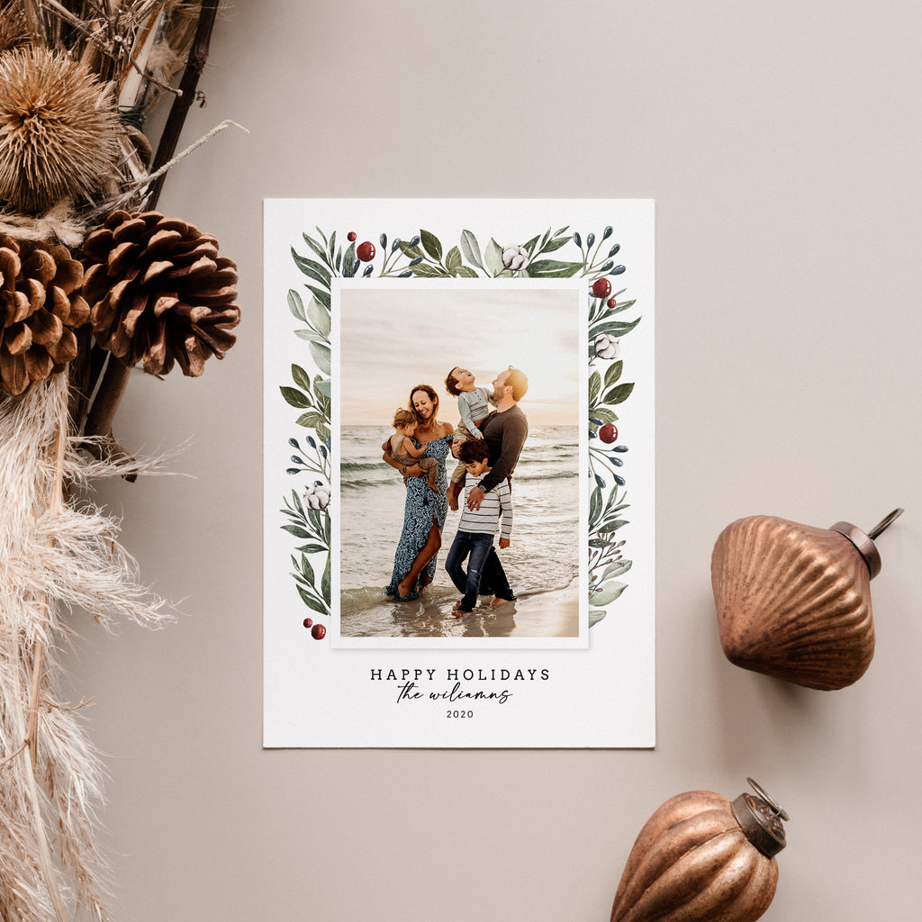 Modern Elegance - Christmas Card Template-Template-Salsal Design
