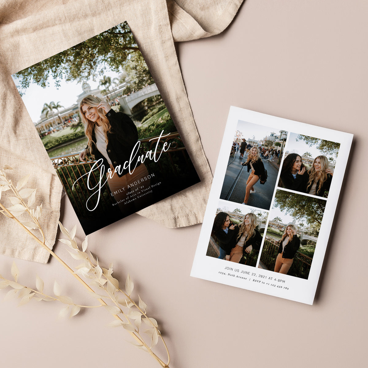 Graduation Announcement Template | Happy Year - SALSAL Design – Salsal ...