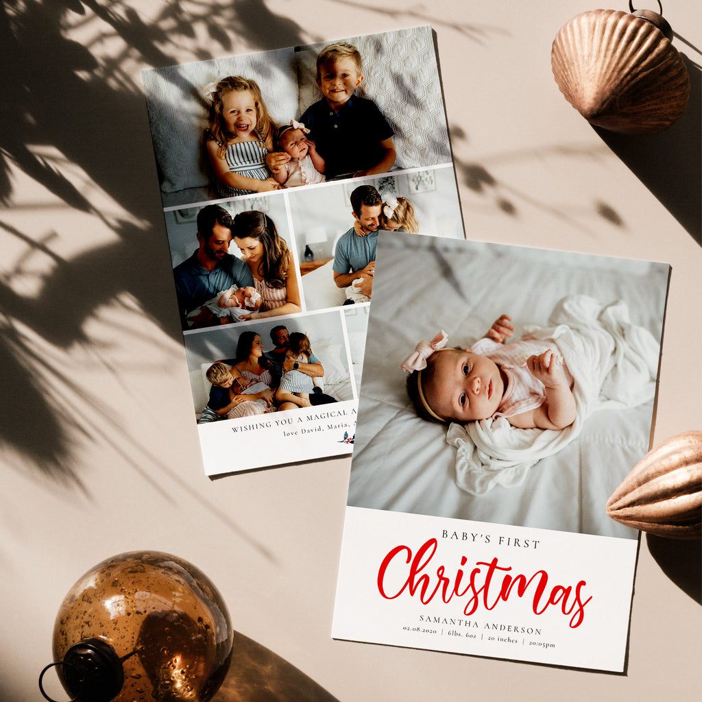 First Christmas - Christmas Card Template-Template-Salsal Design
