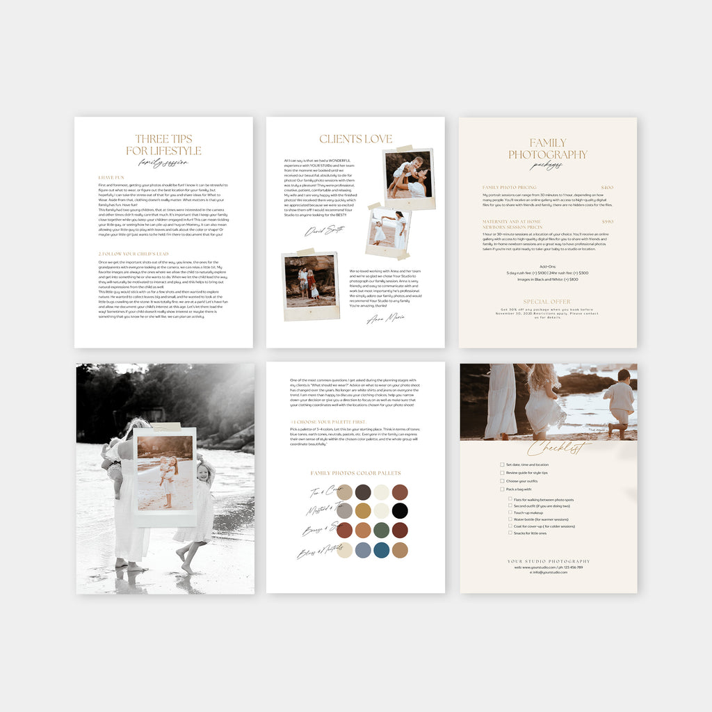 Rise - Family Session Template-Template-Salsal Design