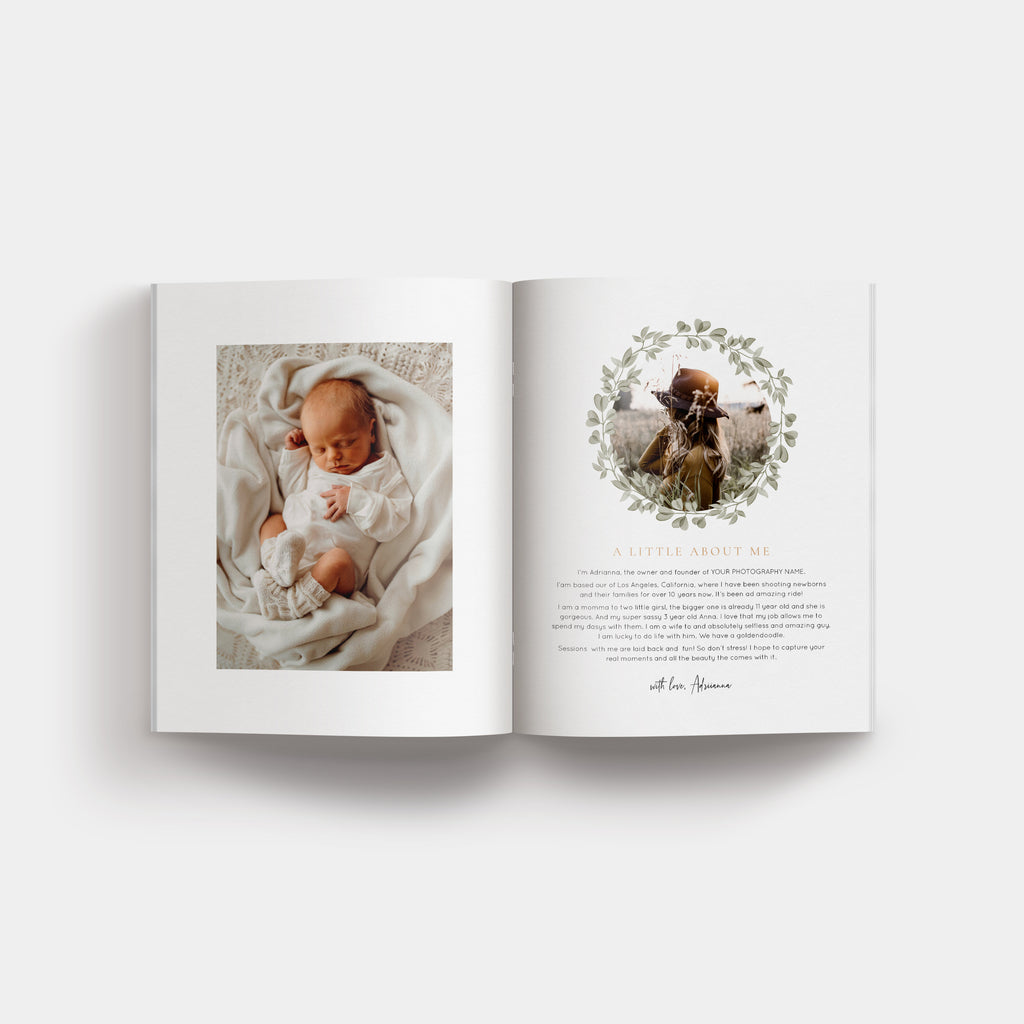 Sunrise - Newborn Magazine Template-Template-Salsal Design