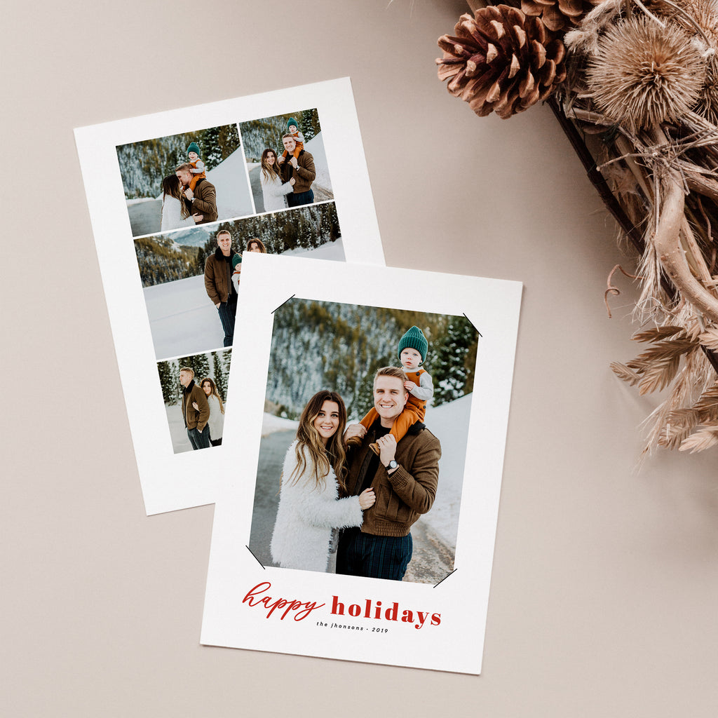 Old School - Holiday Card Template-Template-Salsal Design