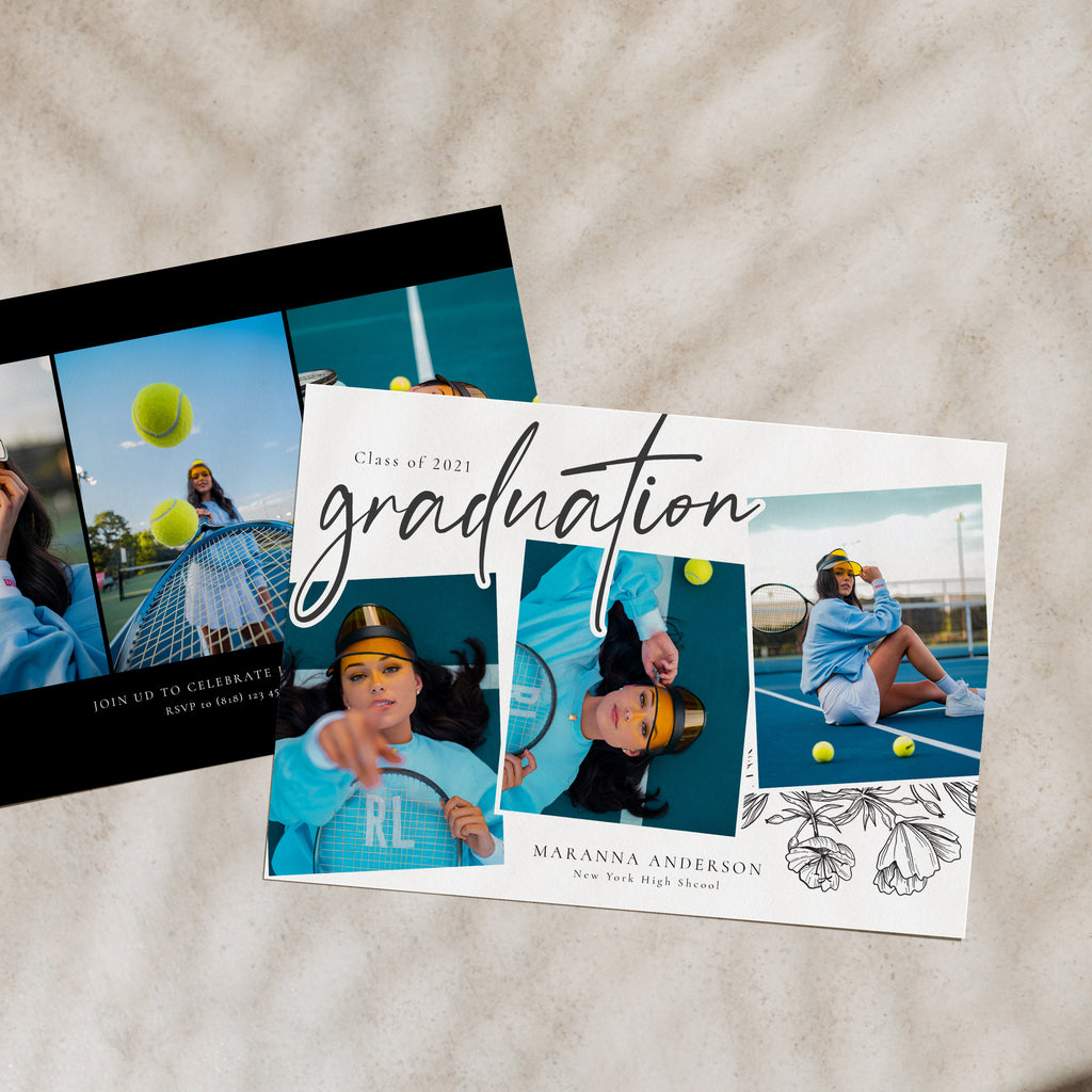A Simple Collage - Graduation Announcement Template-Template-Salsal Design