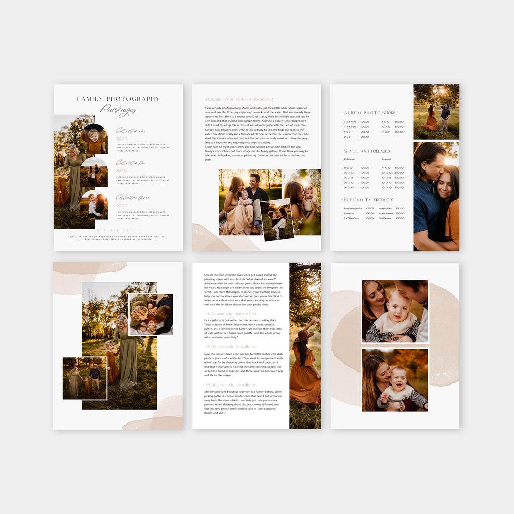 Shining - Family Session Template-Template-Salsal Design