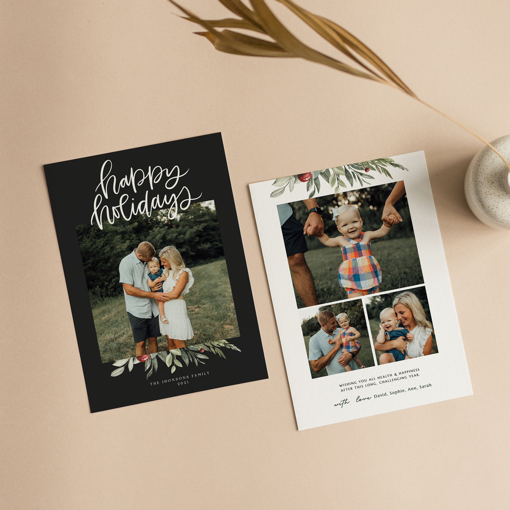 Triple Blessings - Holiday Card Template-Template-Salsal Design