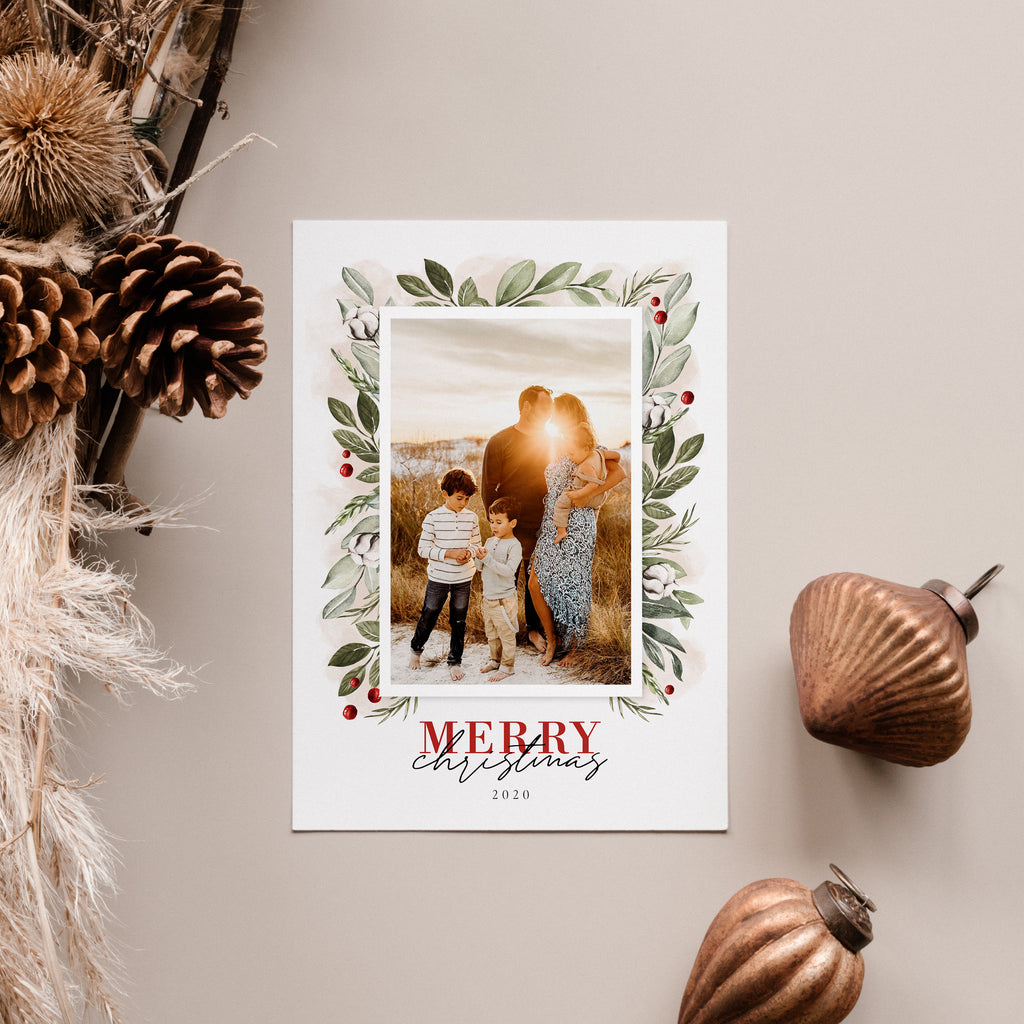 Winter Wishes - Christmas Card Template-Template-Salsal Design