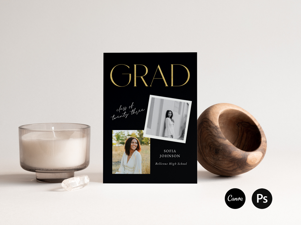 Toast to the Graduate - Graduation Announcement Template-Template-Salsal Design