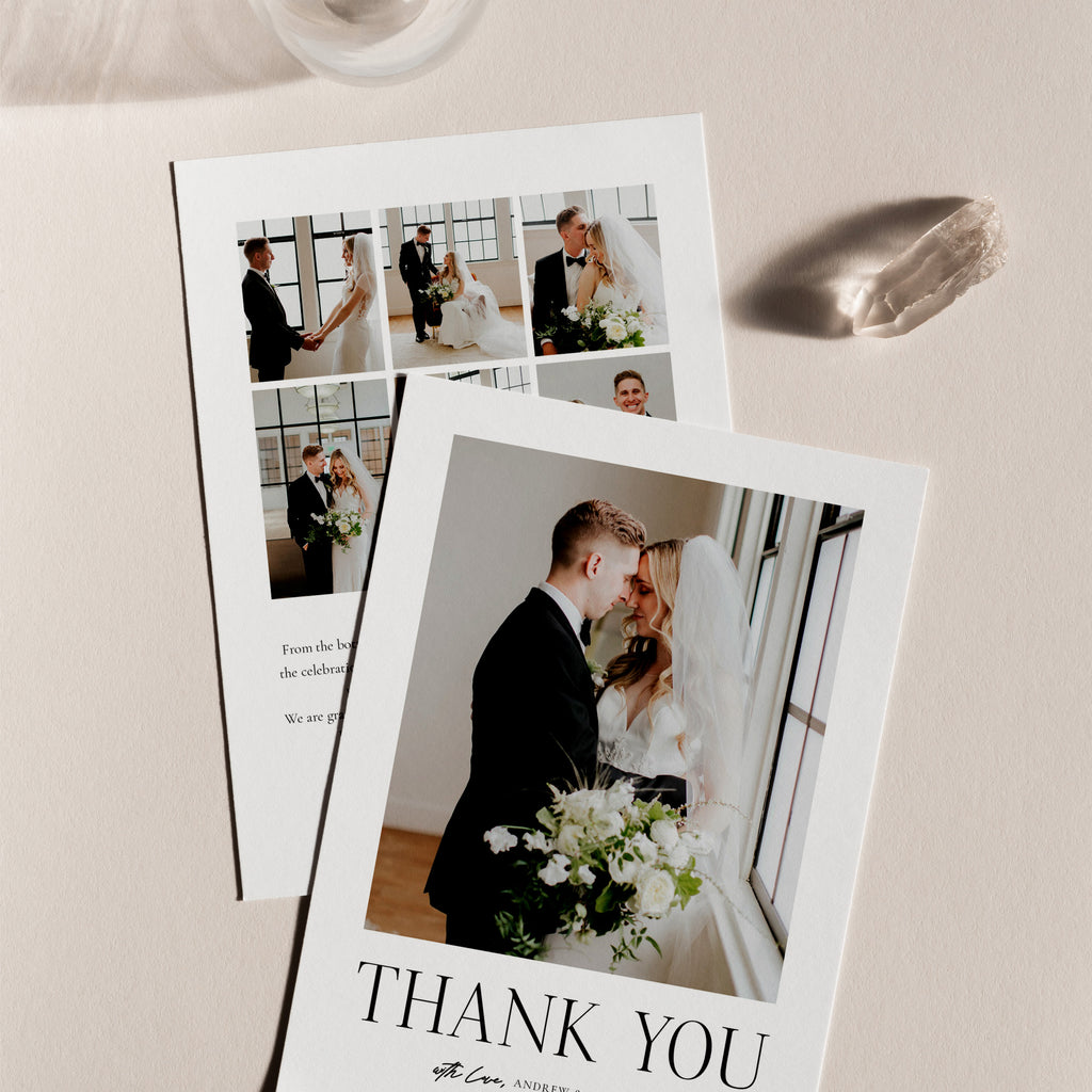 Classic - Wedding Thank You Card-Template-Salsal Design