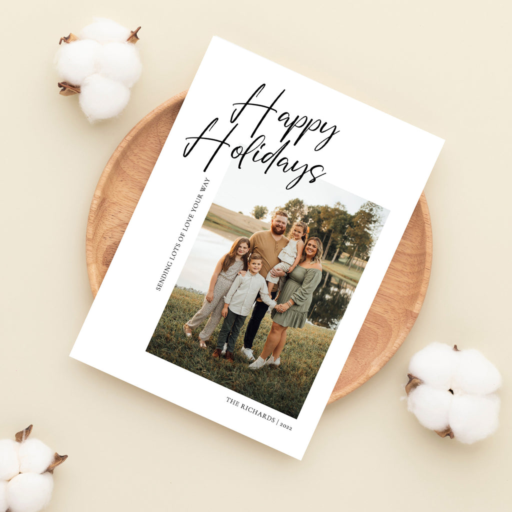 Love in Nature - Christmas Card Template-Christmas Card-Salsal Design