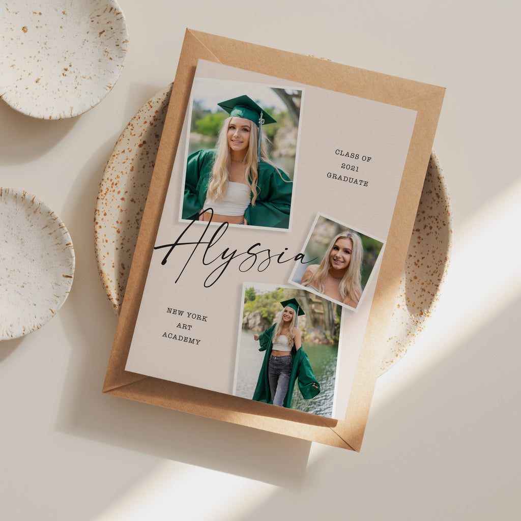 Polaroid Effect - Graduation Announcement Template-Template-Salsal Design