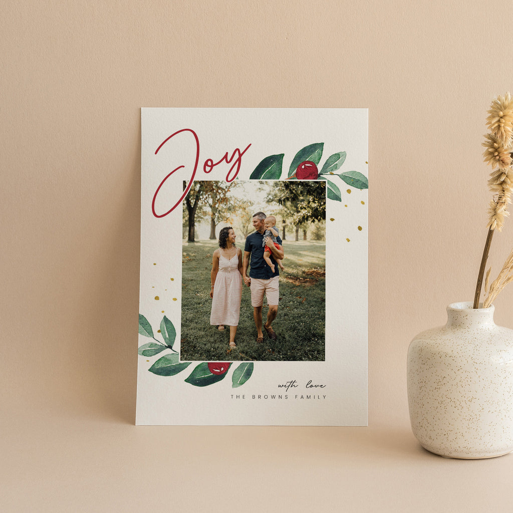 Joyful Family - Christmas Card Template-Template-Salsal Design