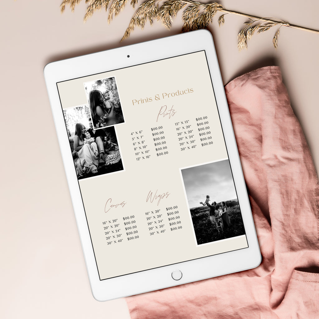 Sunset - Family Session Template-Template-Salsal Design