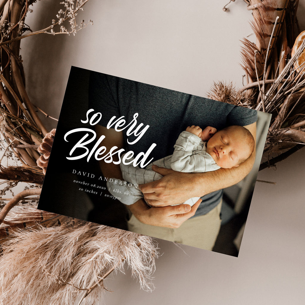 Our Miracle - Holiday Card Template-Template-Salsal Design