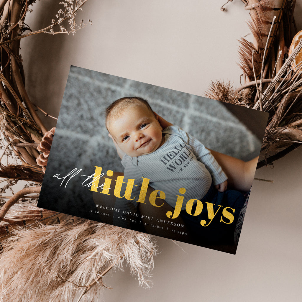 Little Joys - Christmas Card Template-Template-Salsal Design