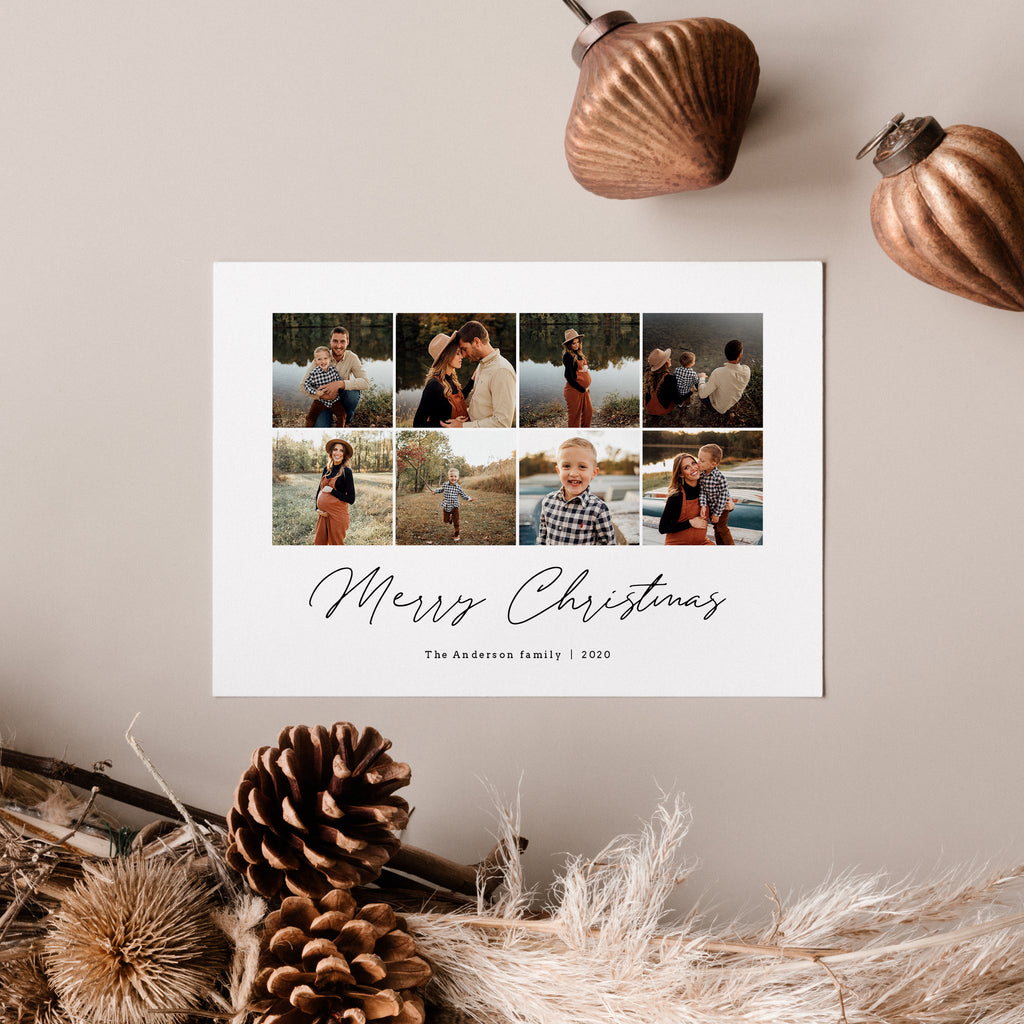 Square Collage - Christmas Card Template-Template-Salsal Design