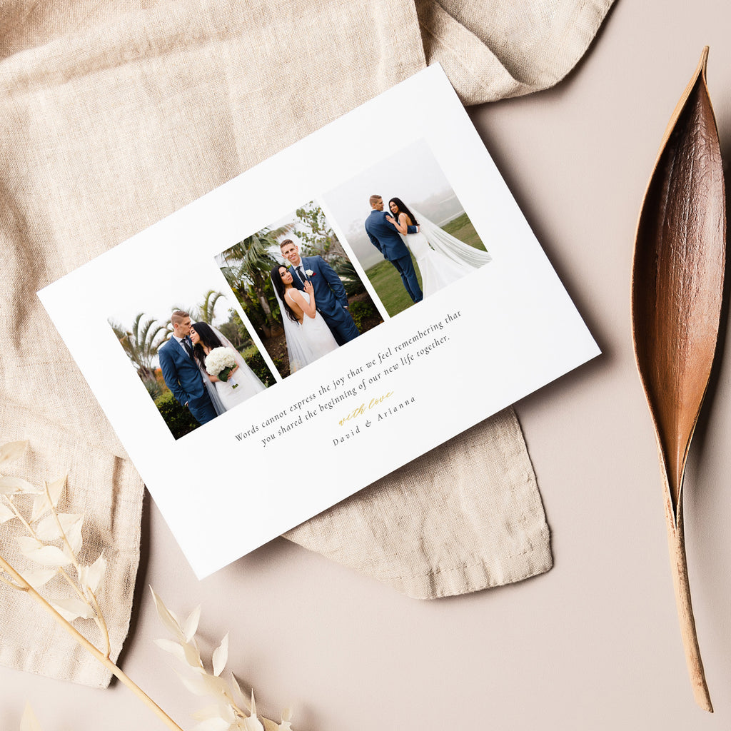 Today & Always - Wedding Thank You Card Template-Template-Salsal Design