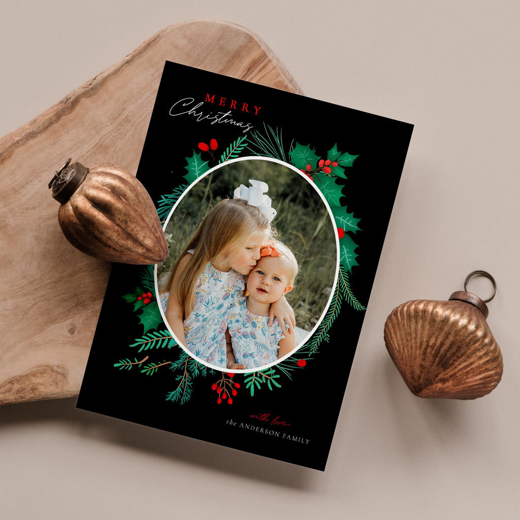 Cozy winter - Christmas Card Template-Template-Salsal Design