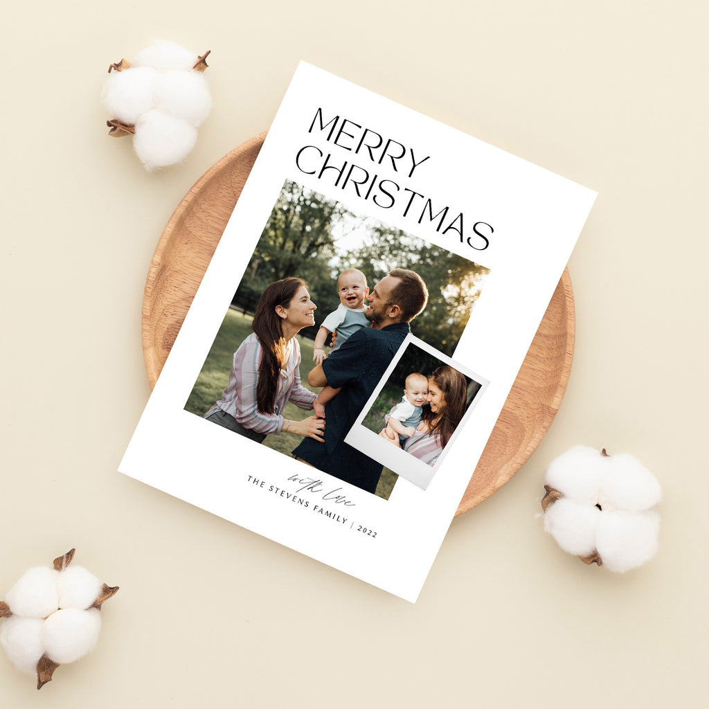 Simple & Timeless - Christmas Card Template-Christmas Card-Salsal Design