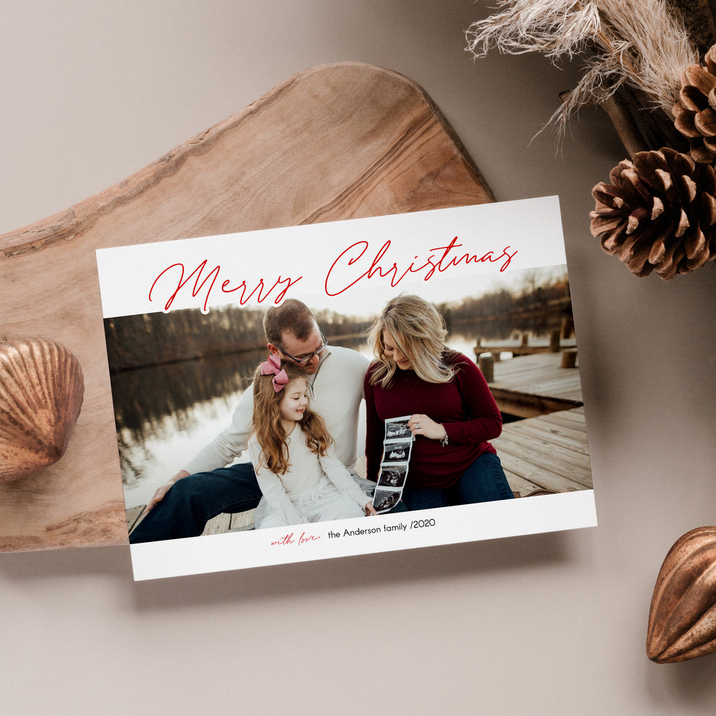 Modern Merry - Christmas Card Template-Template-Salsal Design