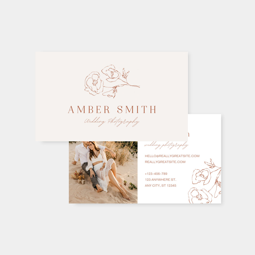 Signature Flower - Business Card Template-Template-Salsal Design
