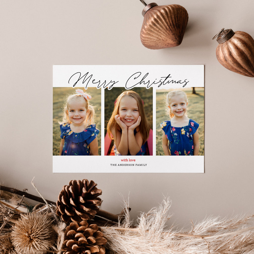 Minimal Design - Christmas Card Template-Template-Salsal Design