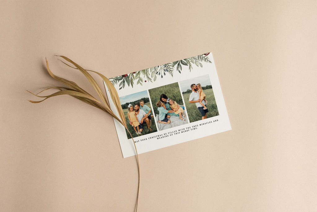Christmas Bouquet - Christmas Card Template-Template-Salsal Design