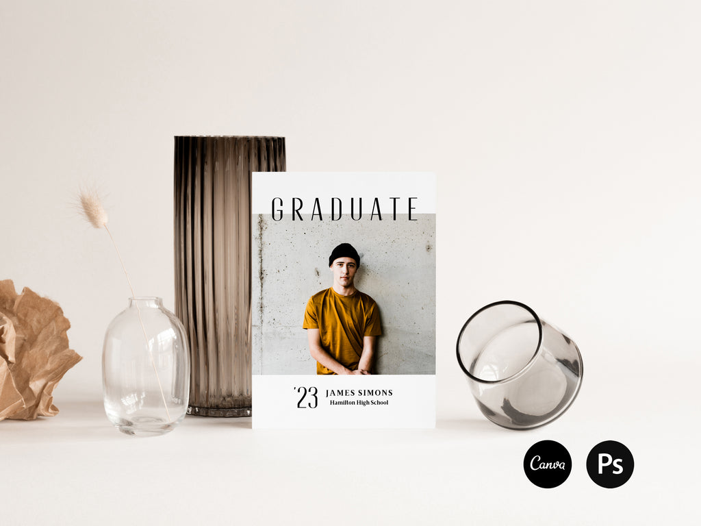 Graduation Gratitude - Graduation Announcement Template-Template-Salsal Design