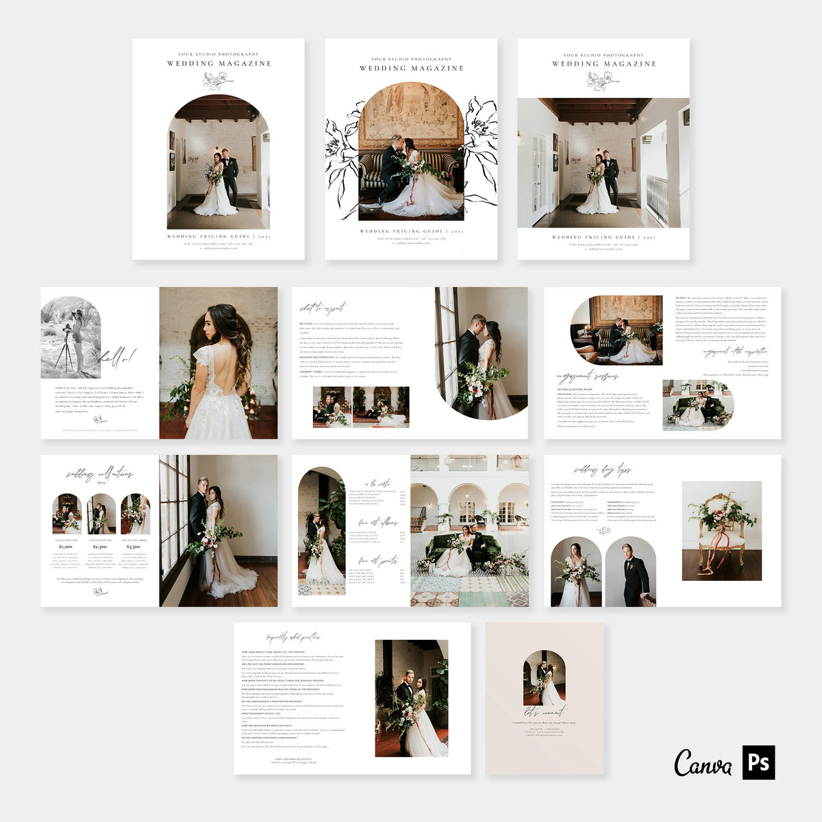 Wedding Magazine Template | Love Story - SALSAL Design – Salsal Design