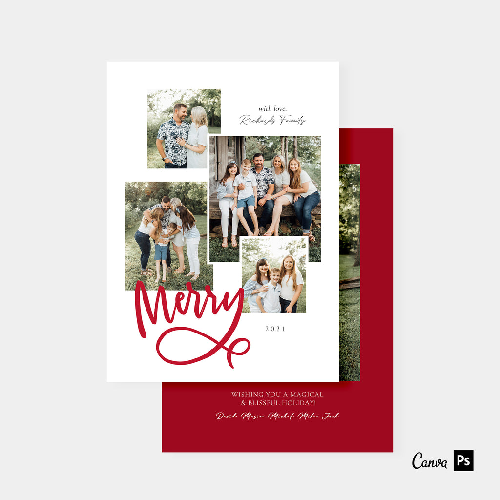 Sweet Merry - Christmas Card Template-Template-Salsal Design