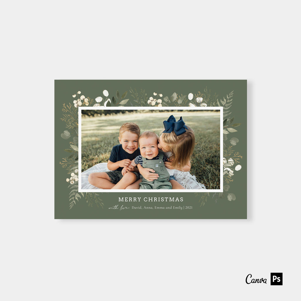 Happy Little Ones - Christmas Card Template-Template-Salsal Design